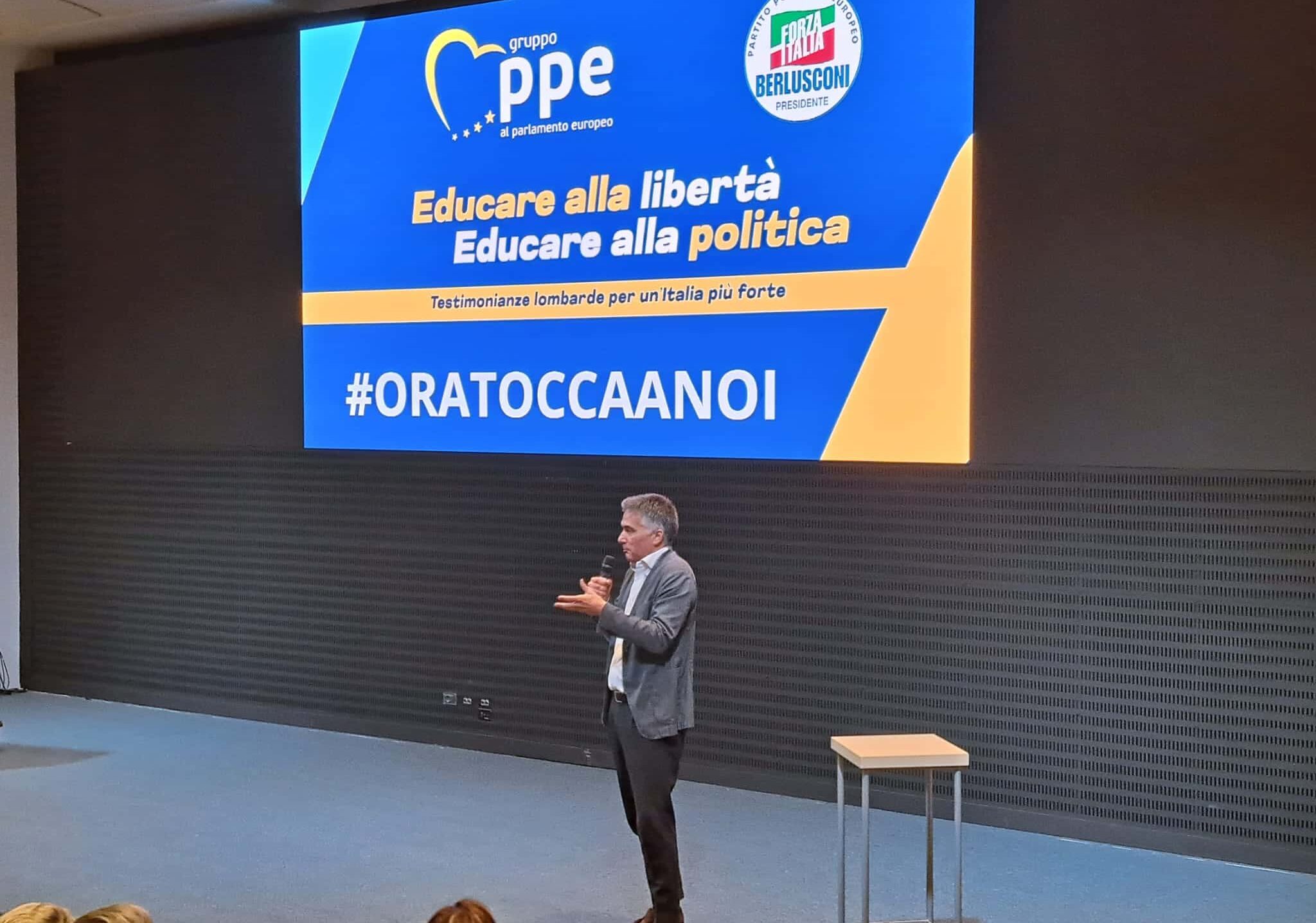 “Educare alla libertà. Educare alla politica”. Massimiliano Salini e le testimonianze lombarde per un’Italia più forte