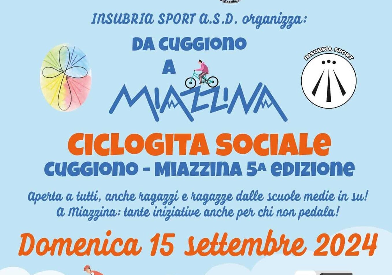 15 settembre, ciclogita da Cuggiono a Miazzina