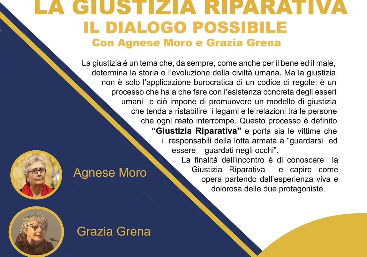 Magenta, il 6 Novembre un incontro memorabile sulla giustizia riparativa con due donne speciali