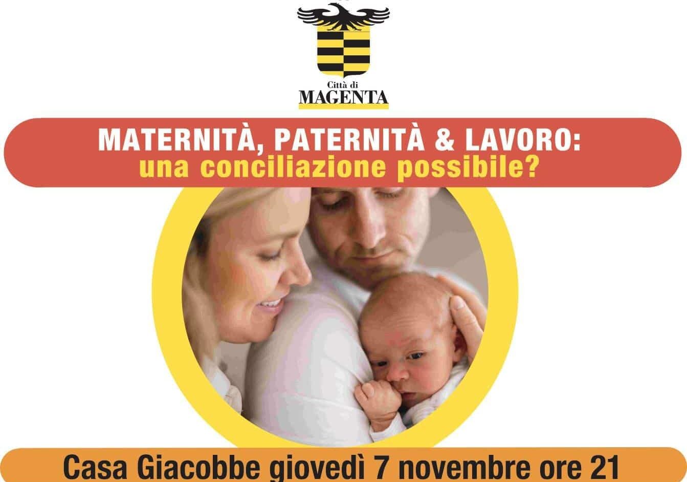 Magenta, questa sera in Casa Giacobbe.  “Maternità/Paternità & Lavoro: una conciliazione possibile?
