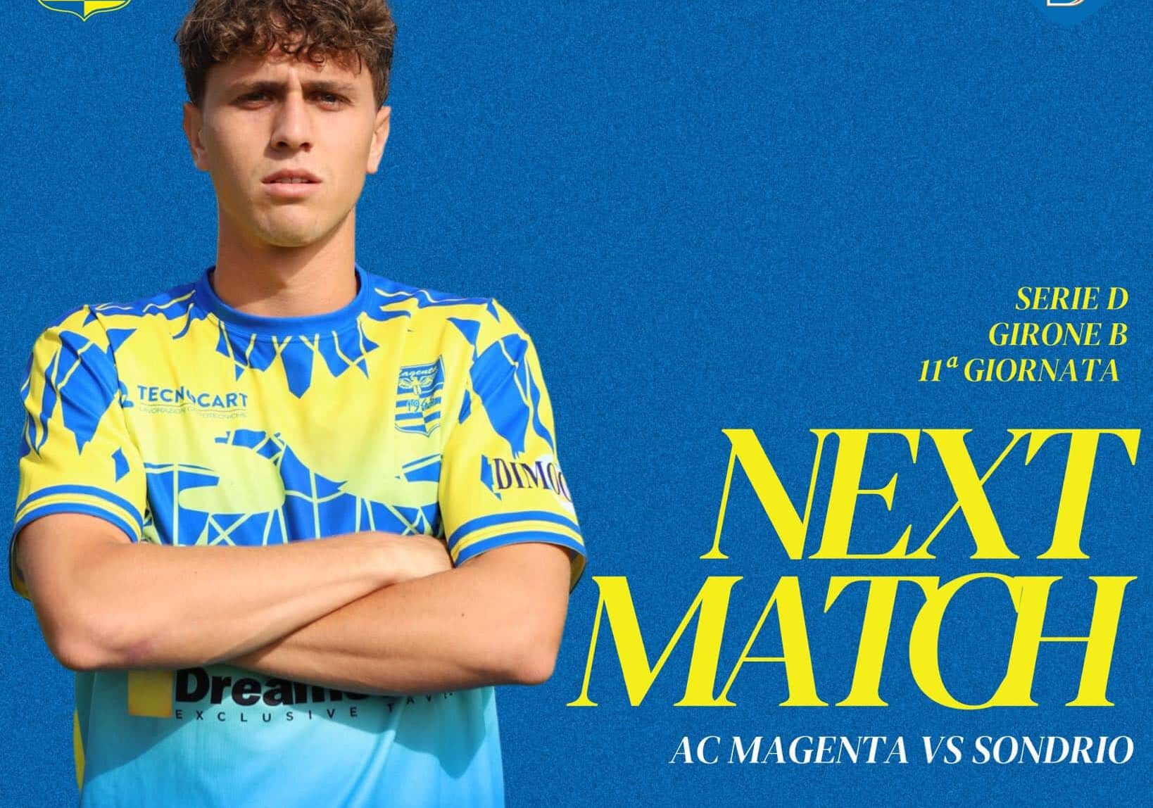 Calcio. Serie D. Il Magenta domani in campo contro il Sondrio