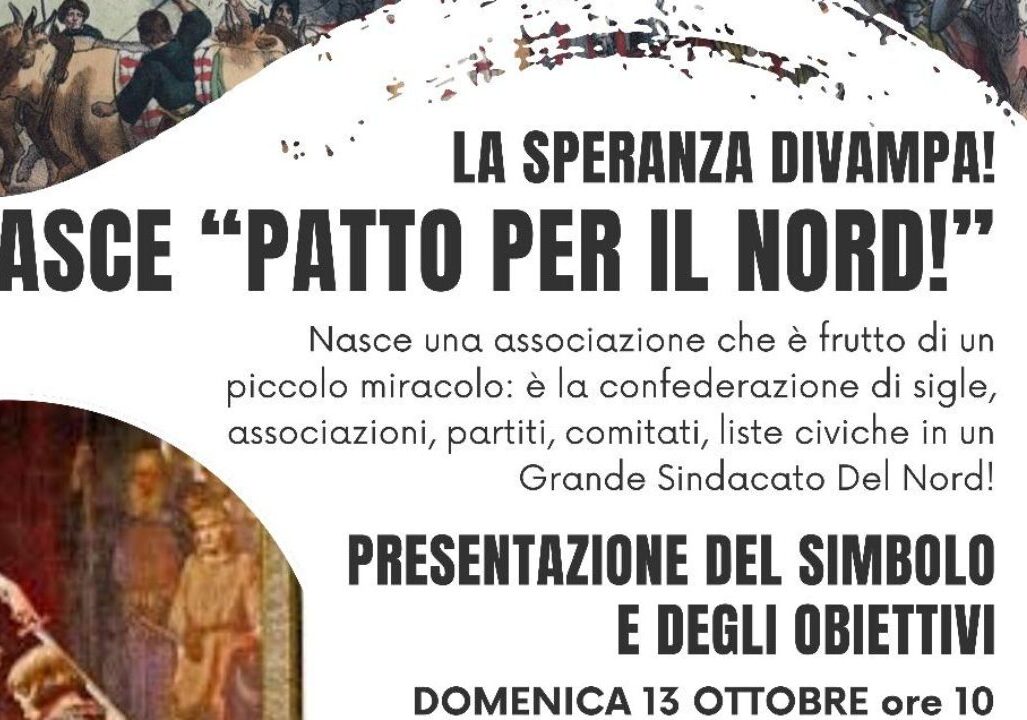 Patto per il Nord: gli ex leghisti ripartono da Vimercate