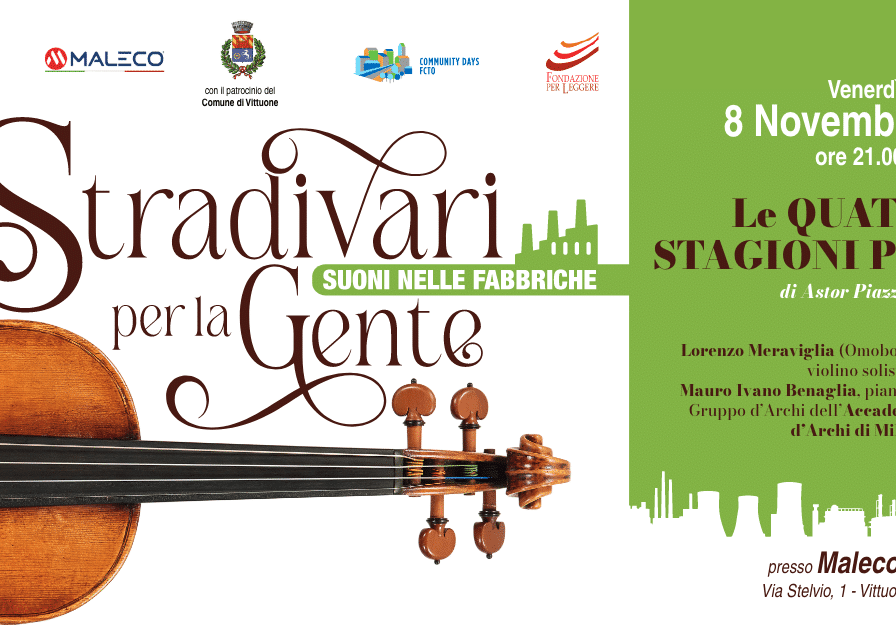Vittuone: “Uno Stradivari per la Gente – Suoni nelle Fabbriche”