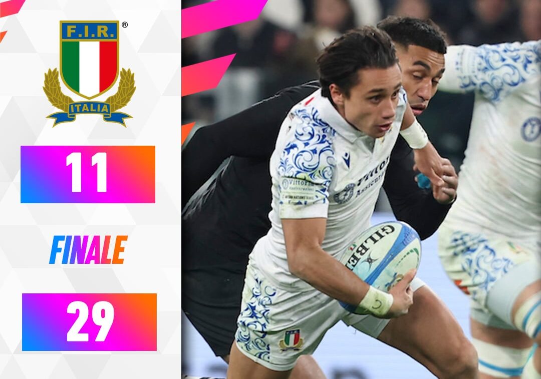 Italrugby ancora in piedi, dopo gli All Blacks