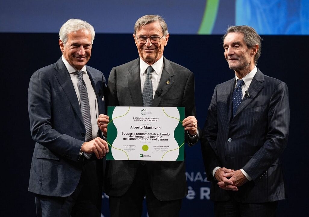 Premio Lombardia è Ricerca ad Alberto Mantovani
