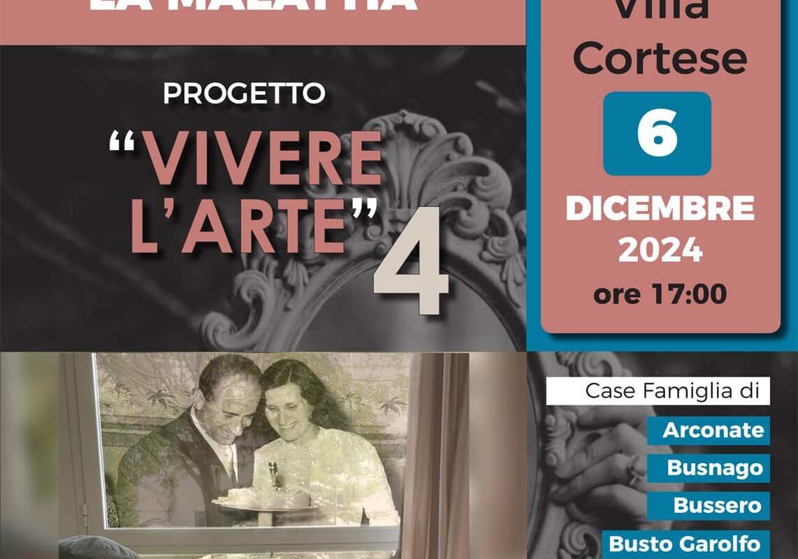Casa Famiglia Villa Cortese: la mostra fotografica “La Persona, oltre la Malattia” arriva in RSA venerdì 6 dicembre. Protagonisti delle foto Residenti, Familiari e Operatori