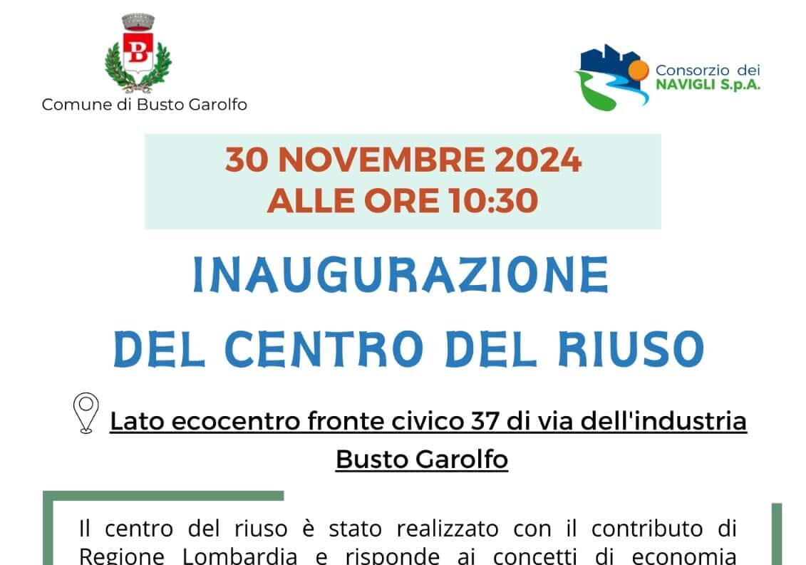 Busto Garolfo: via al progetto per la realizzazione di un centro per il riuso