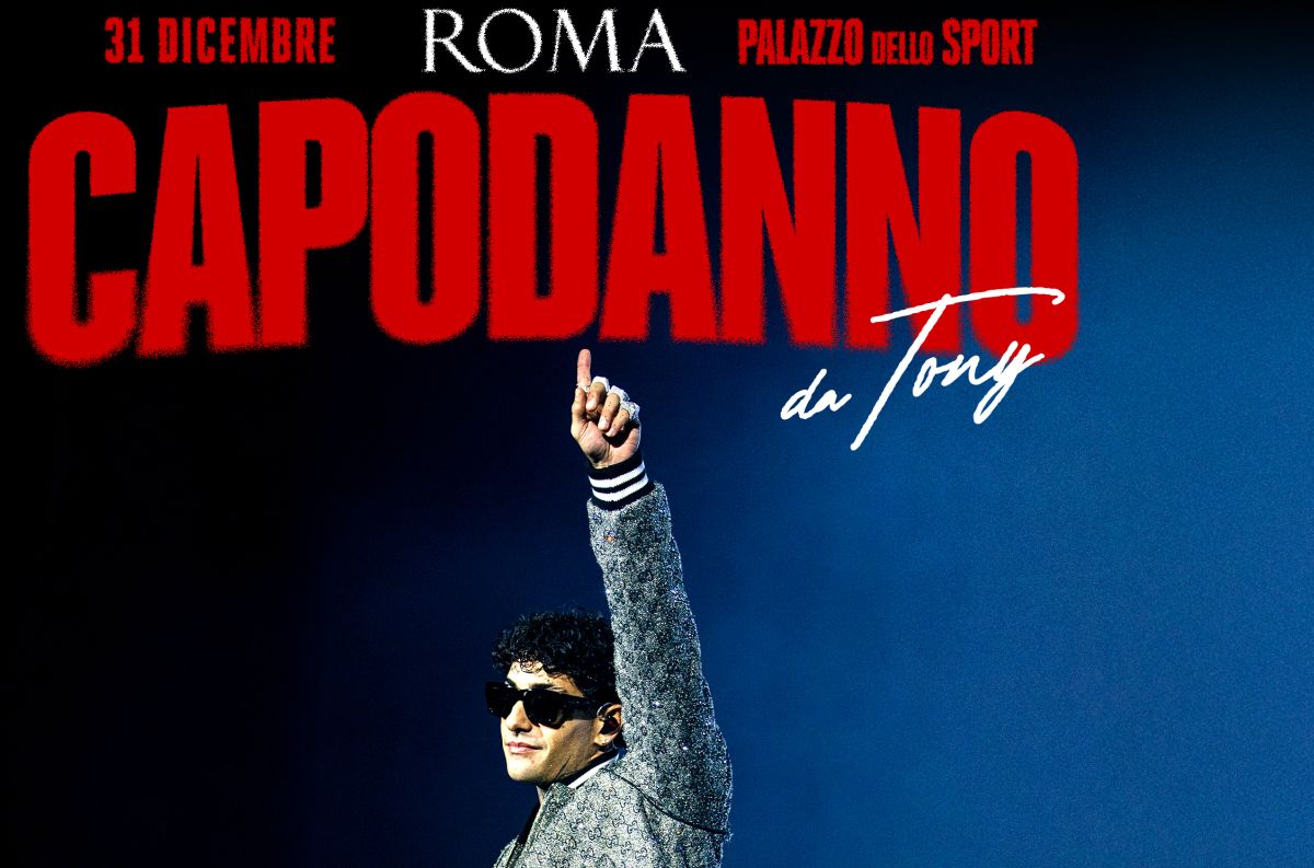 Tony Effe in concerto al Palazzo dello Sport di Roma il 31 dicembre