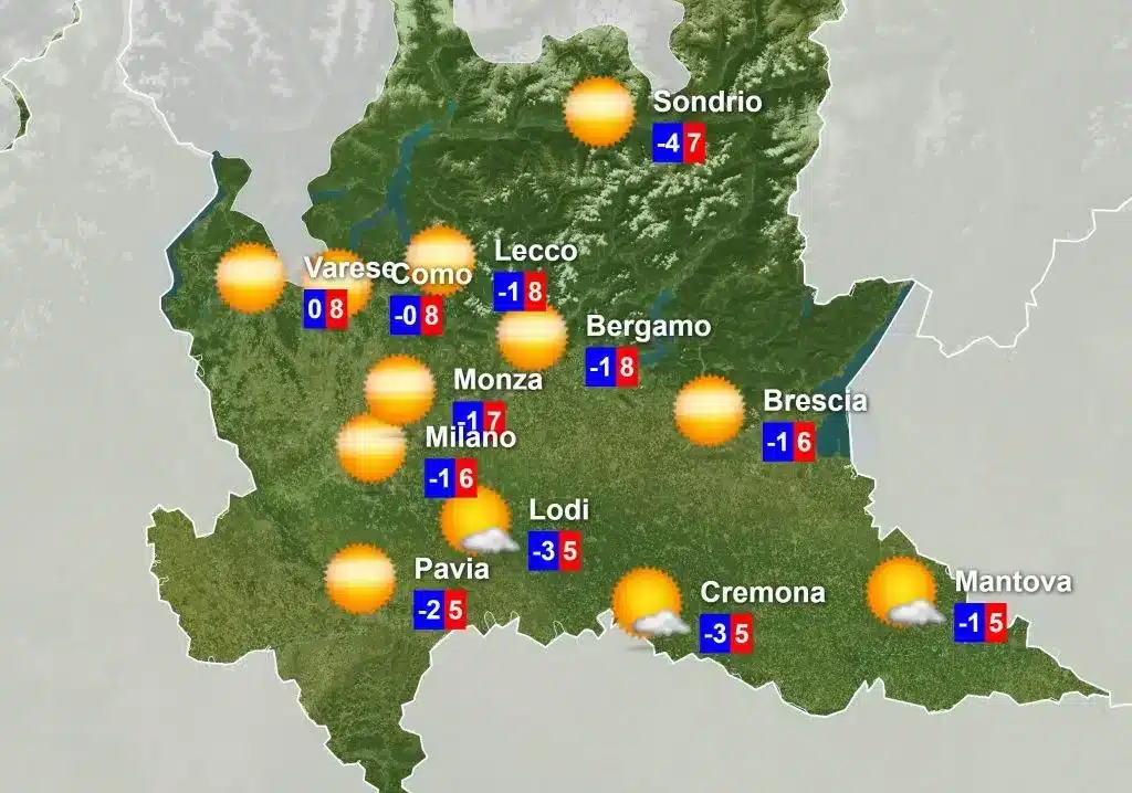 Meteo, in Lombardia arrivano nubi e instabilità