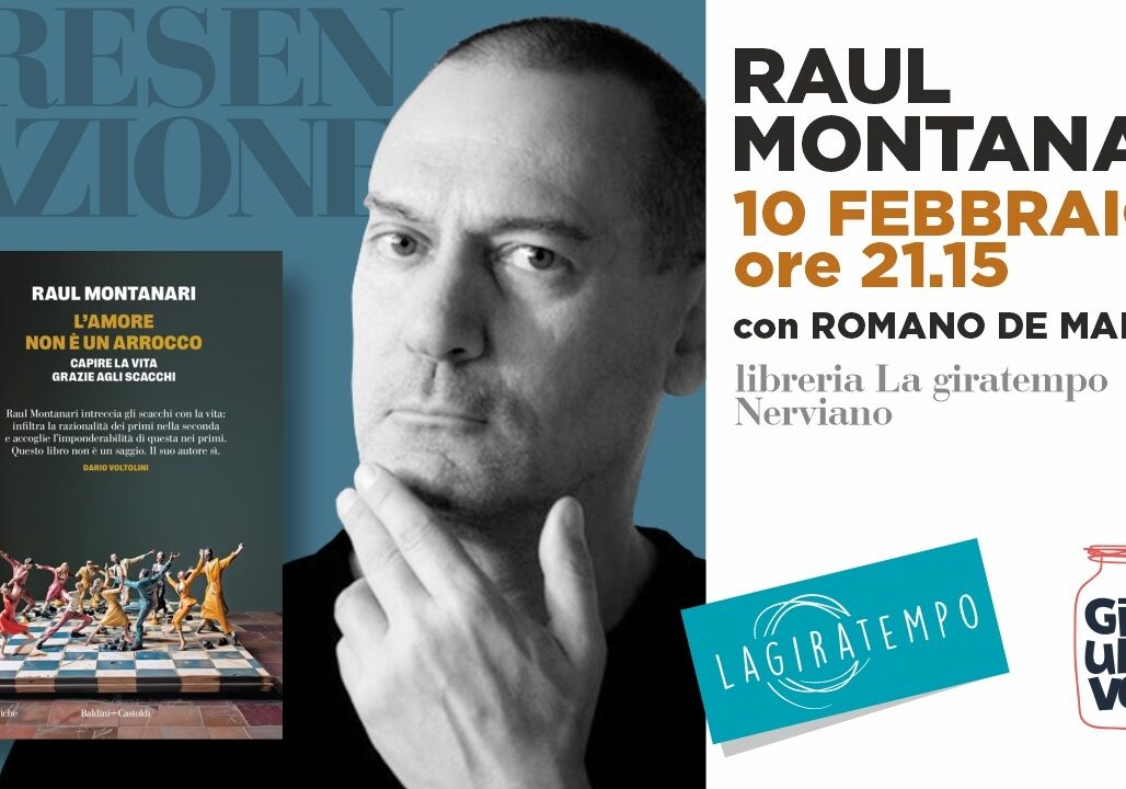Nerviano: lunedì 10 gennaio, Raul Montanari alla libreria ‘La Giratempo’