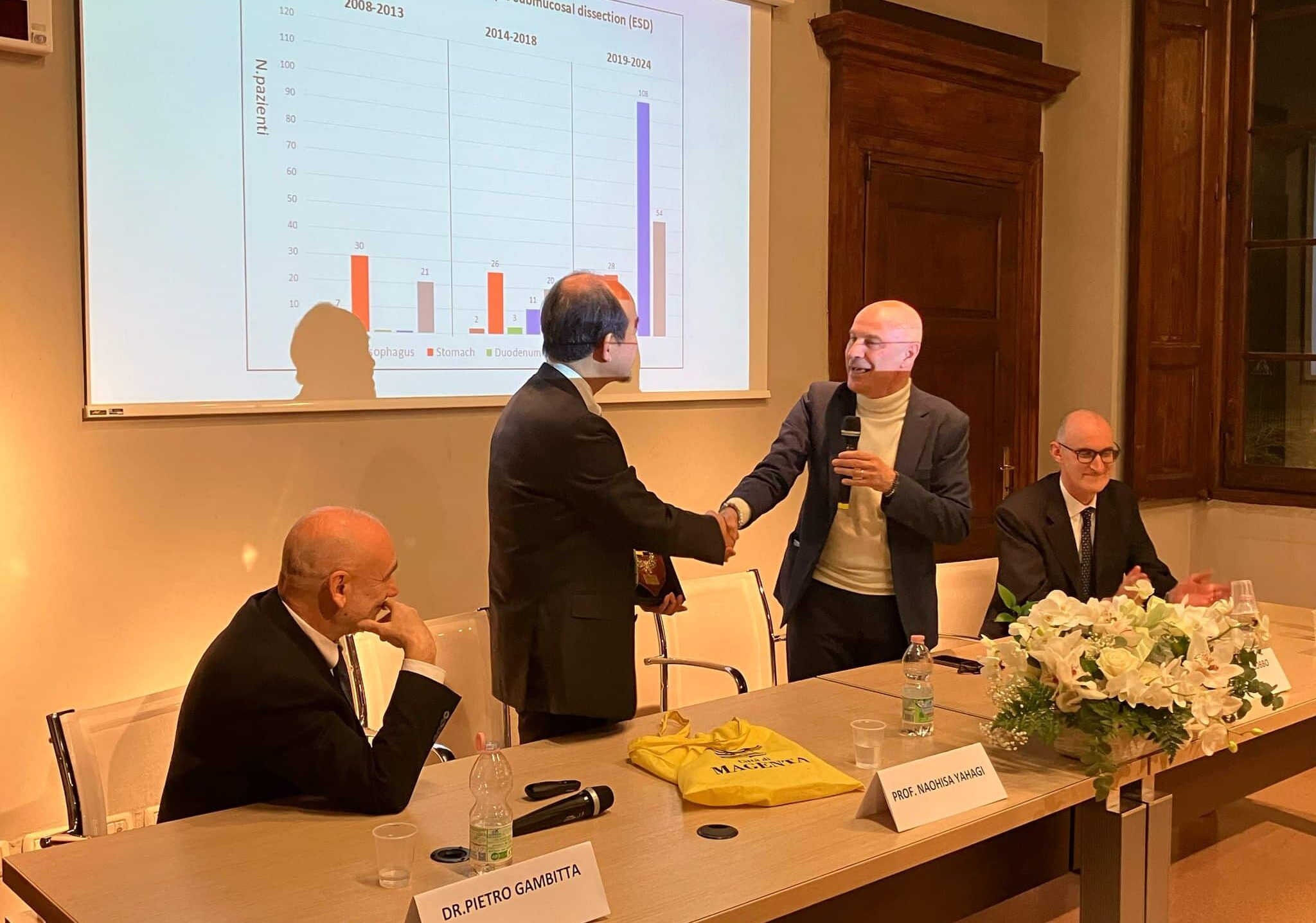 Magenta, il prof. Yahagi luminare nel campo della Gastroenterologia in Casa Giacobbe