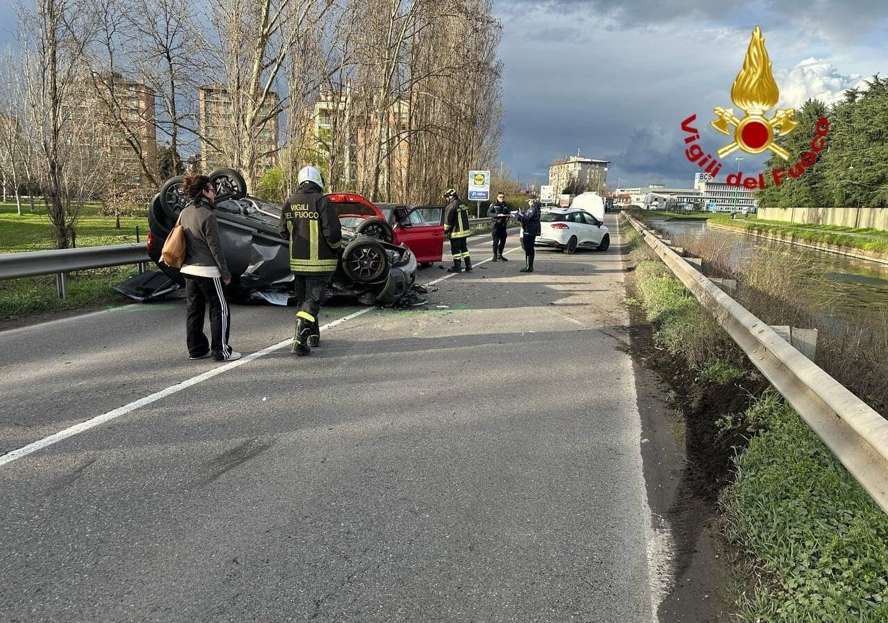 Abbiategrasso: grave incidente sulla ss 494, due feriti