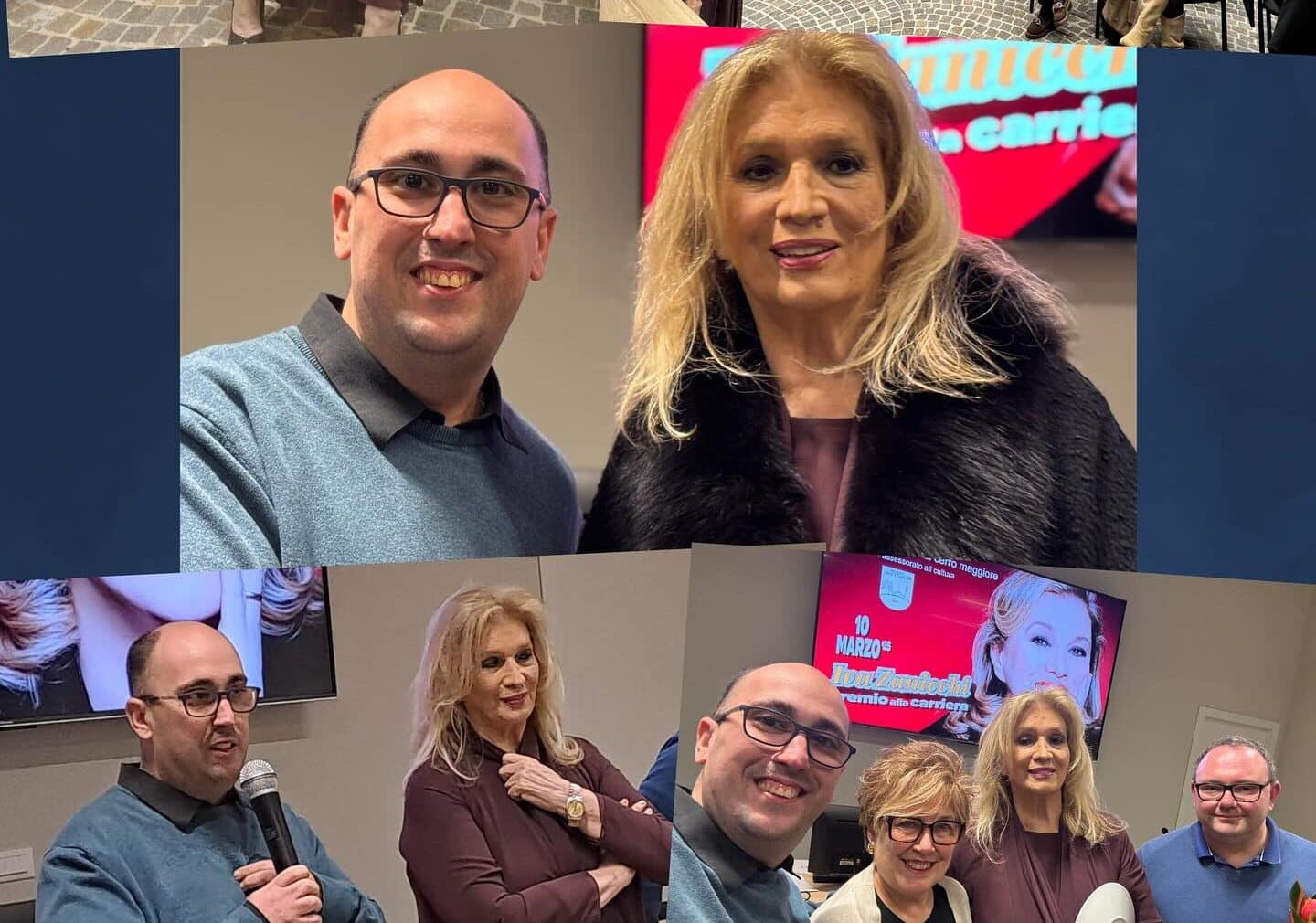 A Cerro Maggiore la premiazione (alla carriera) di Iva Zanicchi