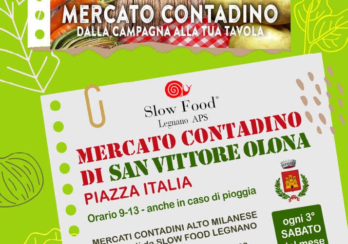 Il Mercato Contadino a San Vittore Olona sabato 15 marzo