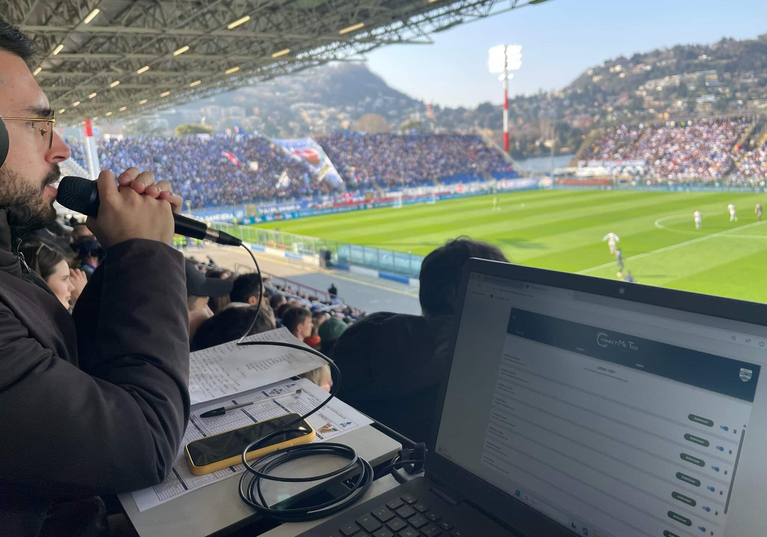 Calcio senza barriere. Como 1907 & Connect Me Too: una nuova esperienza immersiva per i tifosi con disabilità visive
