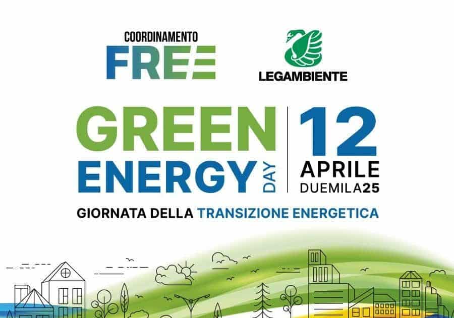 Green Energy Day, sabato 12 aprile la giornata nazionale della transizione energetica