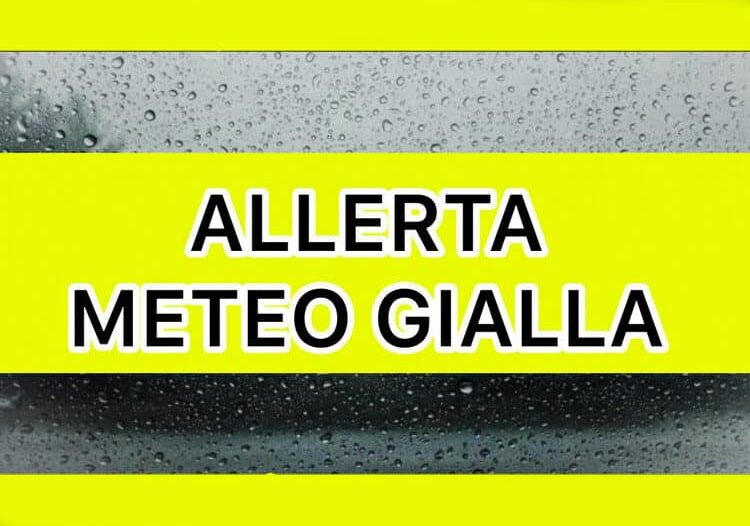 Milano, allerta meteo gialla da mezzanotte
