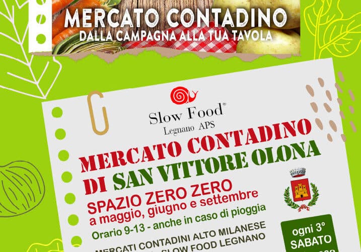 Il Mercato Contadino a San Vittore Olona sabato 17 maggio