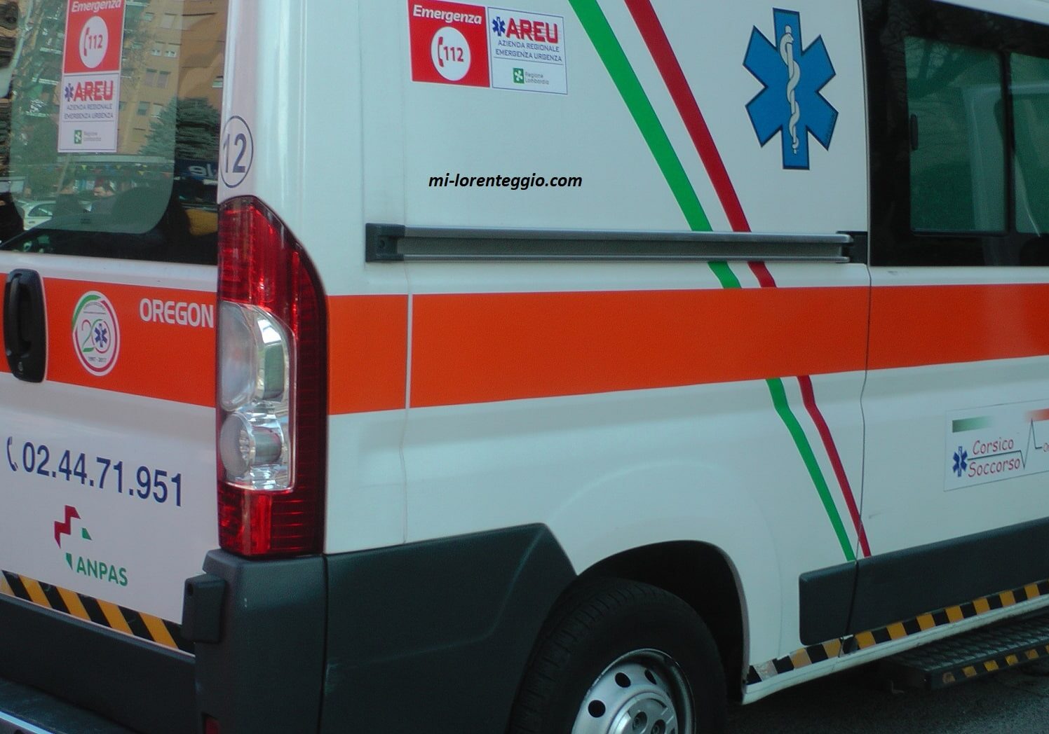 Vigevano: scontro tra auto alla frazione Piccolini, soccorse due persone