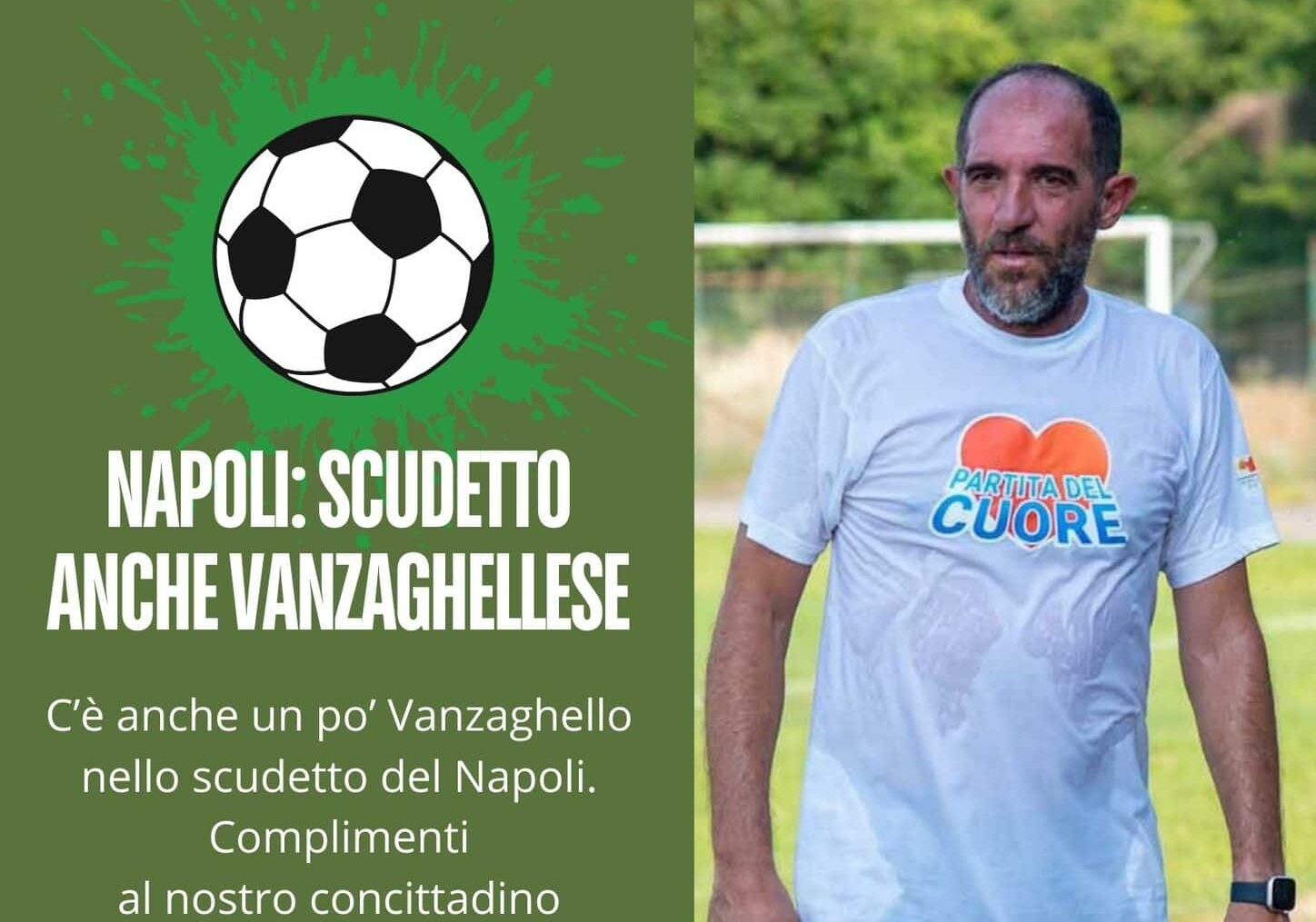Vanzaghello festeggia il tricolore: nello scudetto del Napoli anche la ‘mano’ di Cristian Stellini