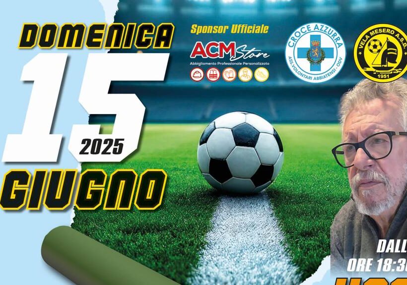 “Una Partita per Claudio”.  Il cuore di Mesero, domenica, in campo per non dimenticare