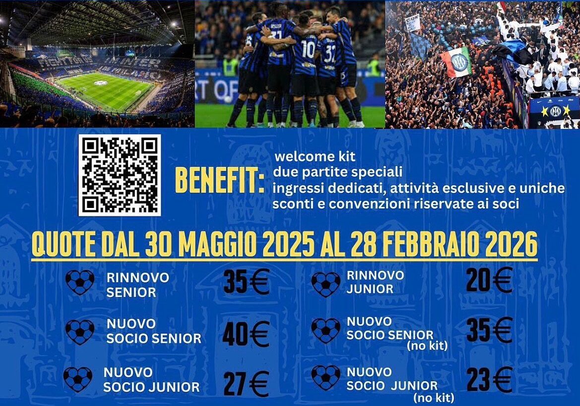 Partita la campagna tesseramento soci dell’Inter Club Magenta Nerazzurra 1978 “Kalle Rummenigge”