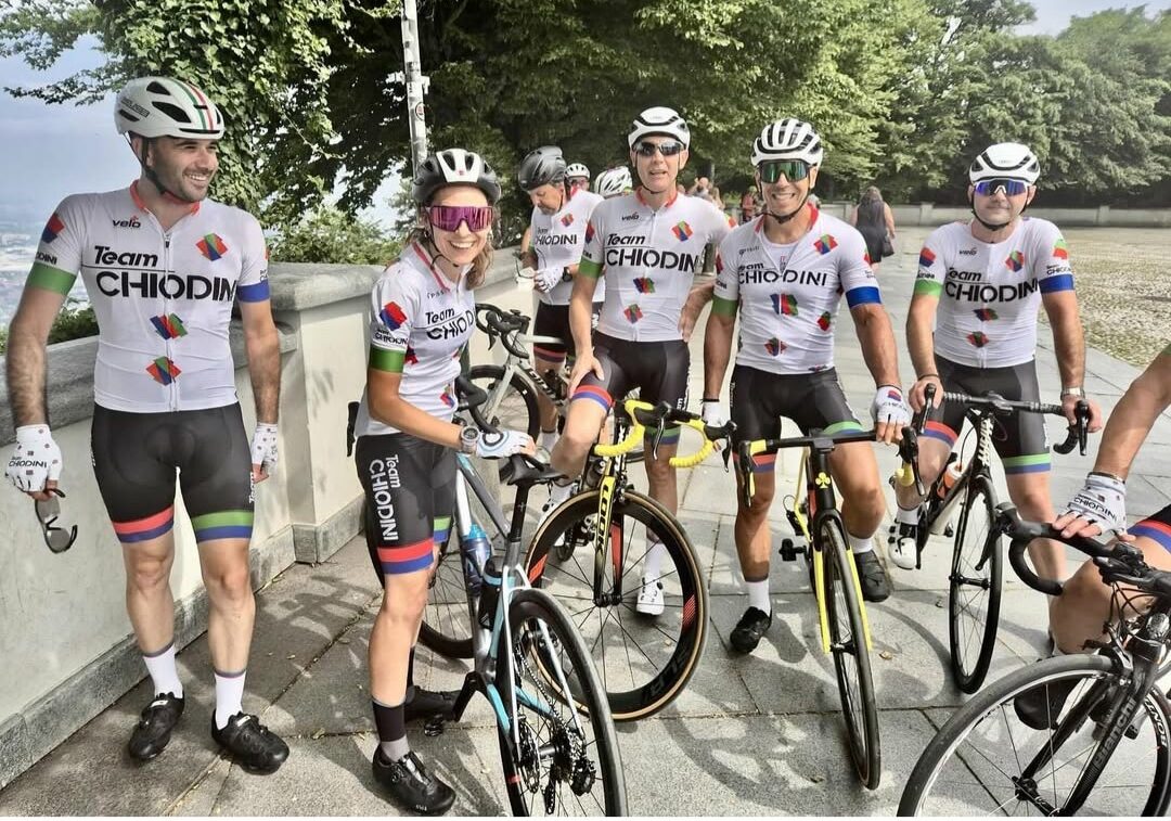 Magenta: Team Chiodini in salita verso la collina di Superga, una tappa per scalatori