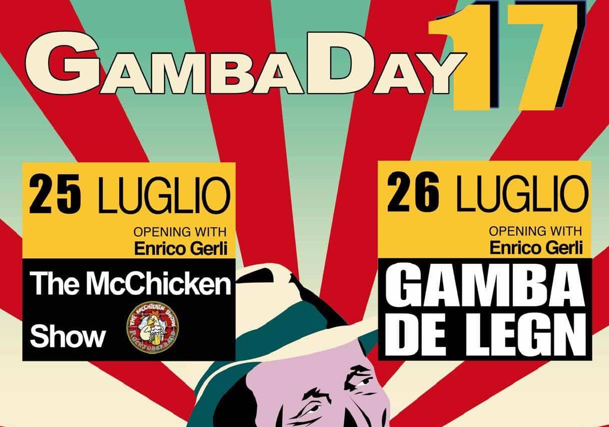 GAMBA DAY 2025 – 17ª edizione: venerdì e sabato a Marcallo, con Gamba de Legn e Mc Chicken