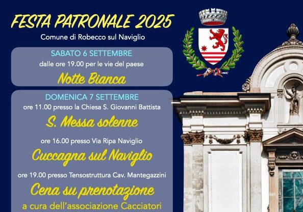 Verso la festa patronale di Robecco sul Naviglio