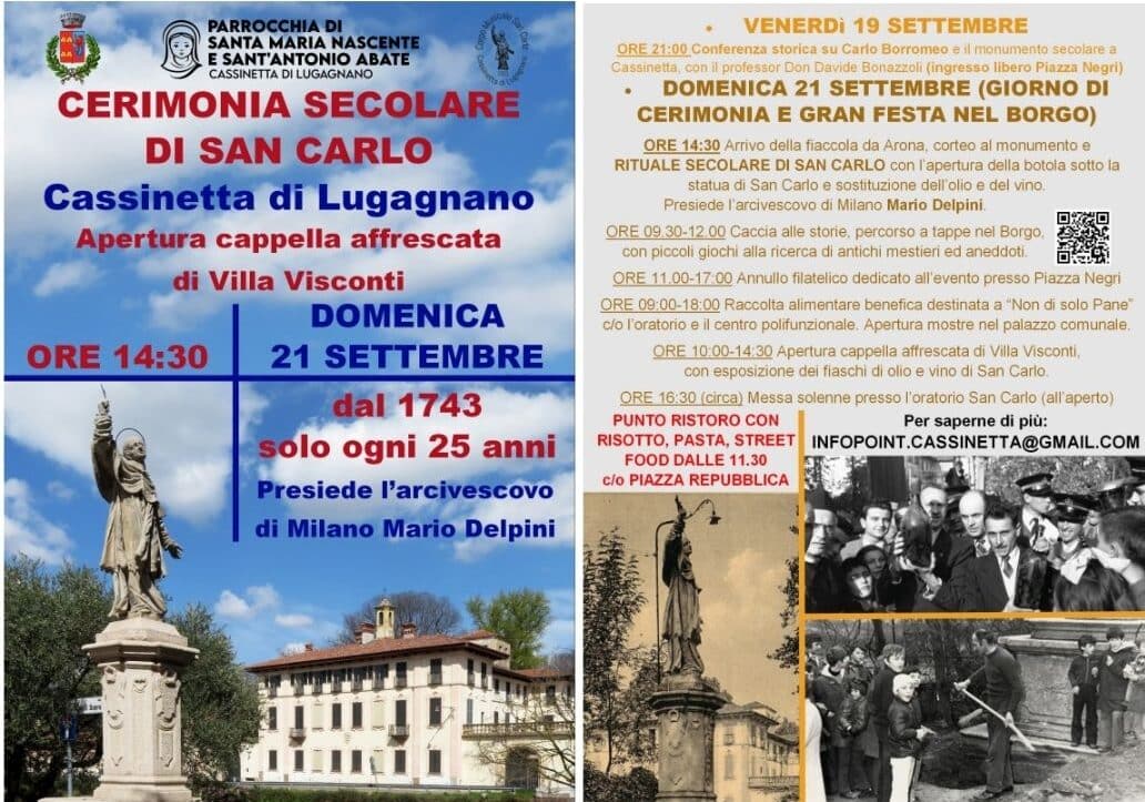 Cassinetta di Lugagnano in festa per San Carlo: fede, tradizione e comunità