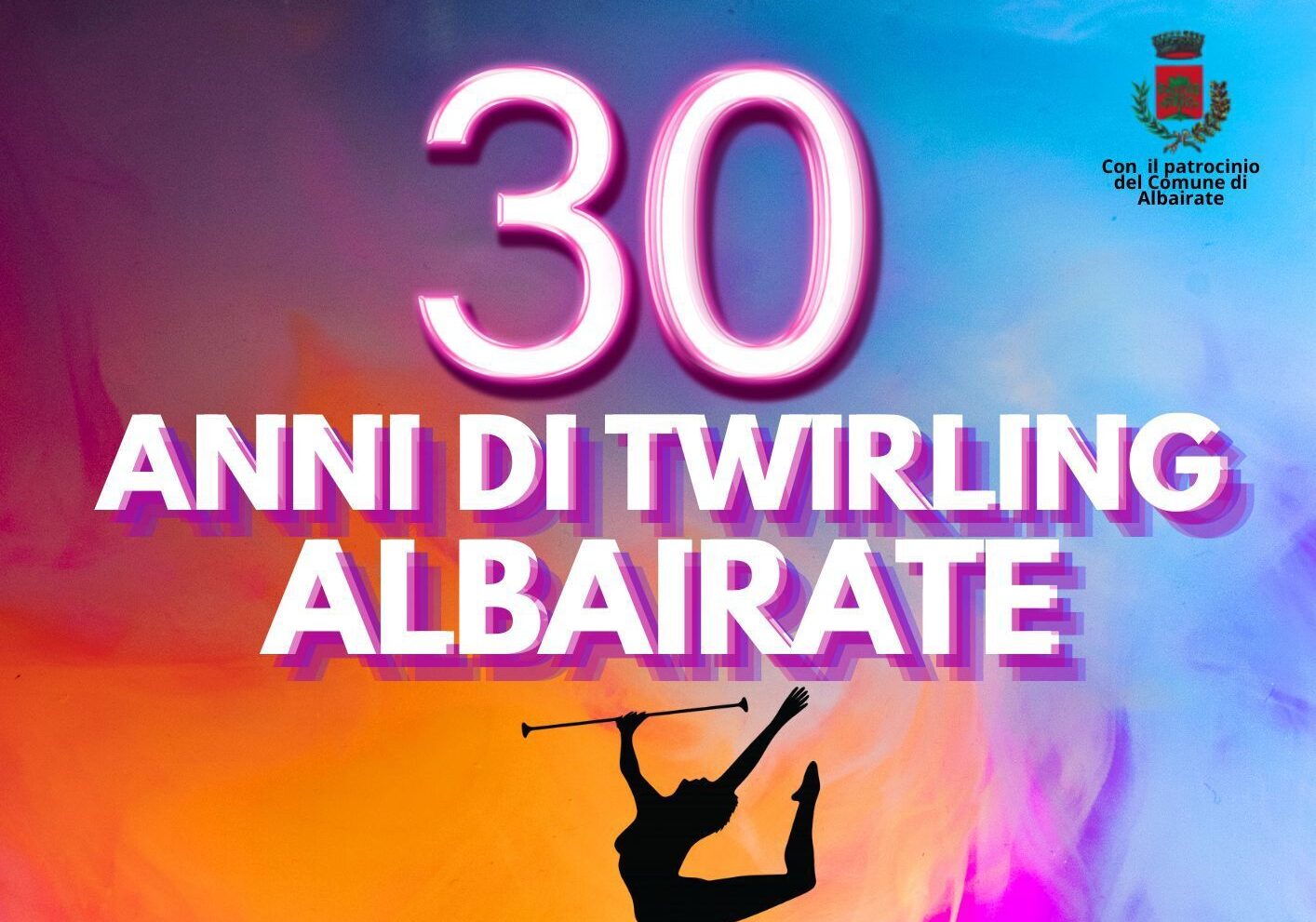 Festa per i 30 anni del twirling ad Albairate