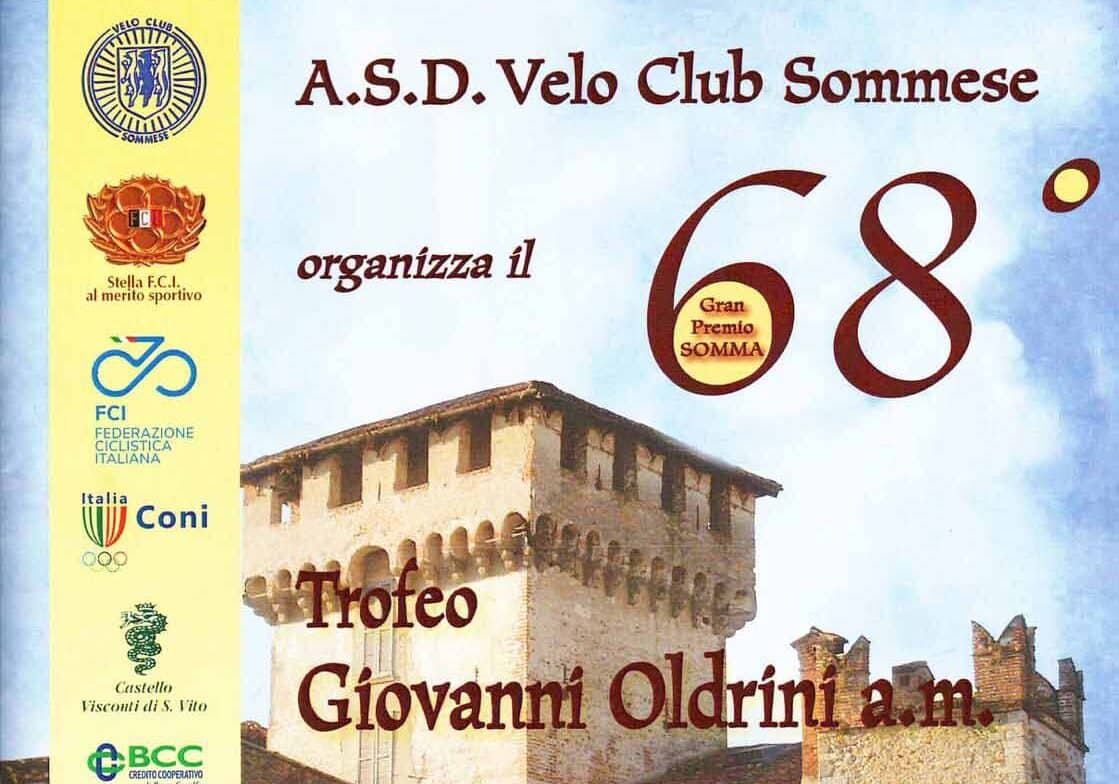 Domenica 5 ottobre si corre a Somma Lombardo il 68° Gran Premio ciclistico Somma “Trofeo Giovanni Oldrini”