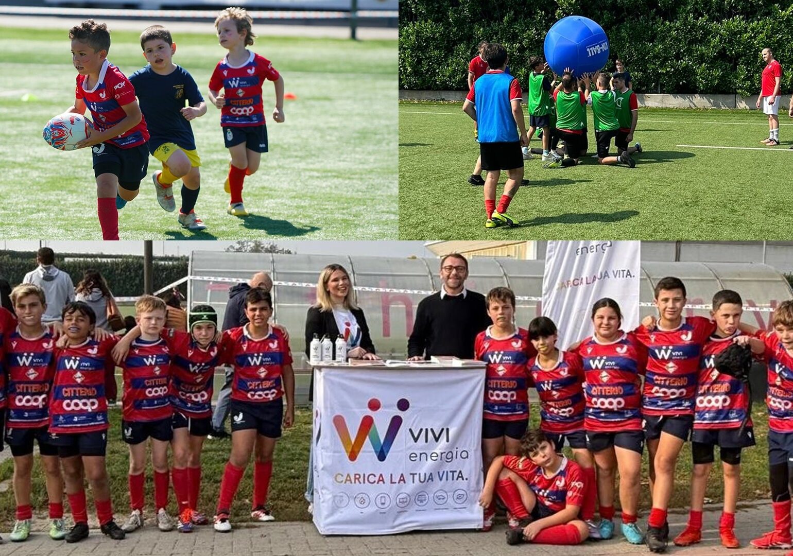 Si rinnova la partneship tra Rugby Parabiago e VIVI energia