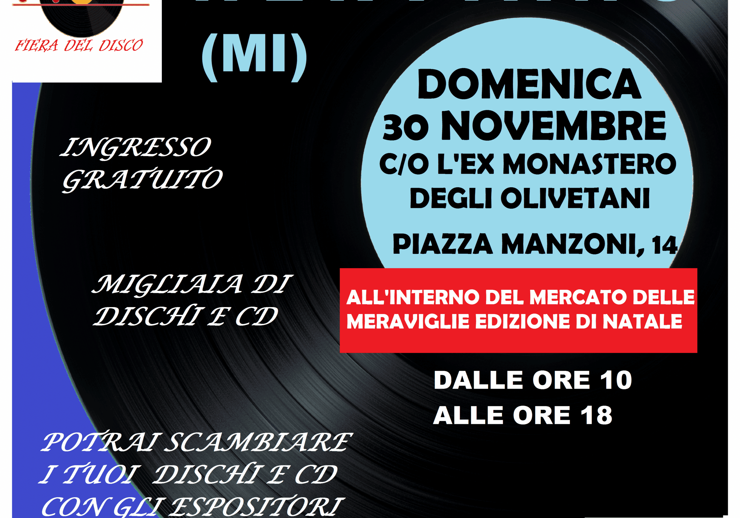Rock Paradise porta il vinile al Mercato delle Meraviglie di Natale a Nerviano