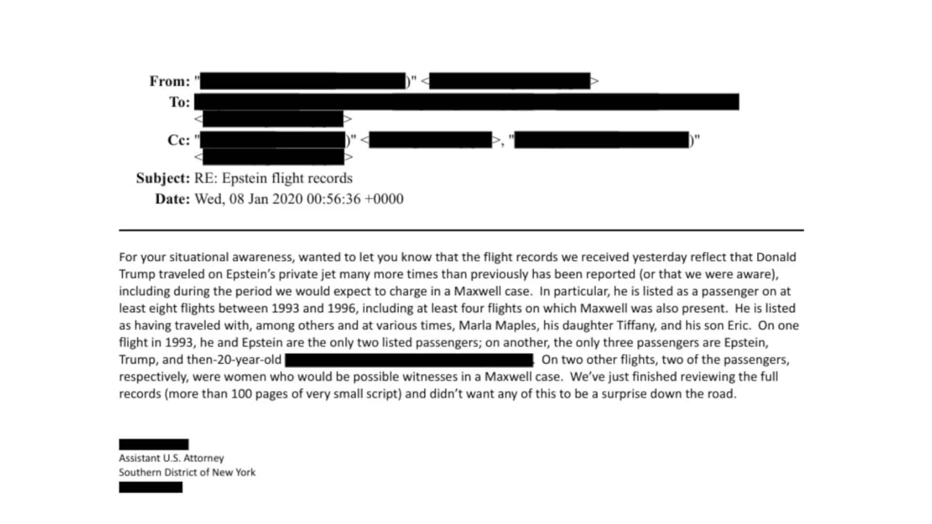 Epstein Files, documenti esplosivi su Trump e il crollo del cover up