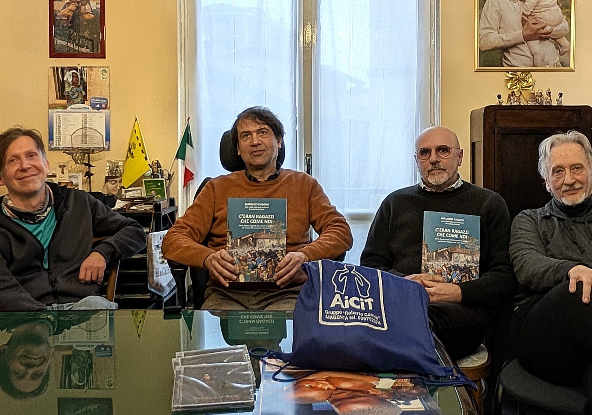 “C’eran ragazzi che come noi”: la musica e il cuore di Magenta in un libro a favore di Aicit