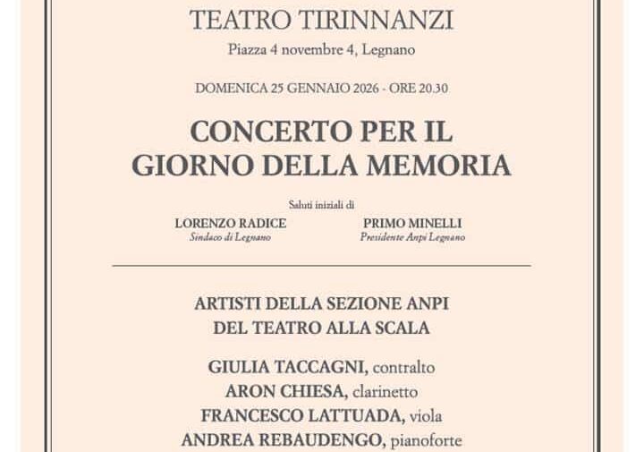 Legnano: la Memoria risuona con gli artisti del Teatro alla Scala al Tirinnanzi