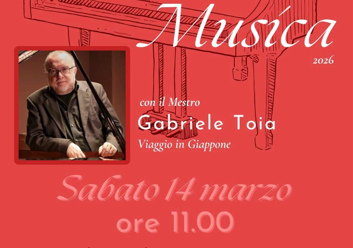 “Aperitivi in Concerto” a San Giorgio su Legnano chiude con il recital pianistico di Gabriele Toia il 14 marzo