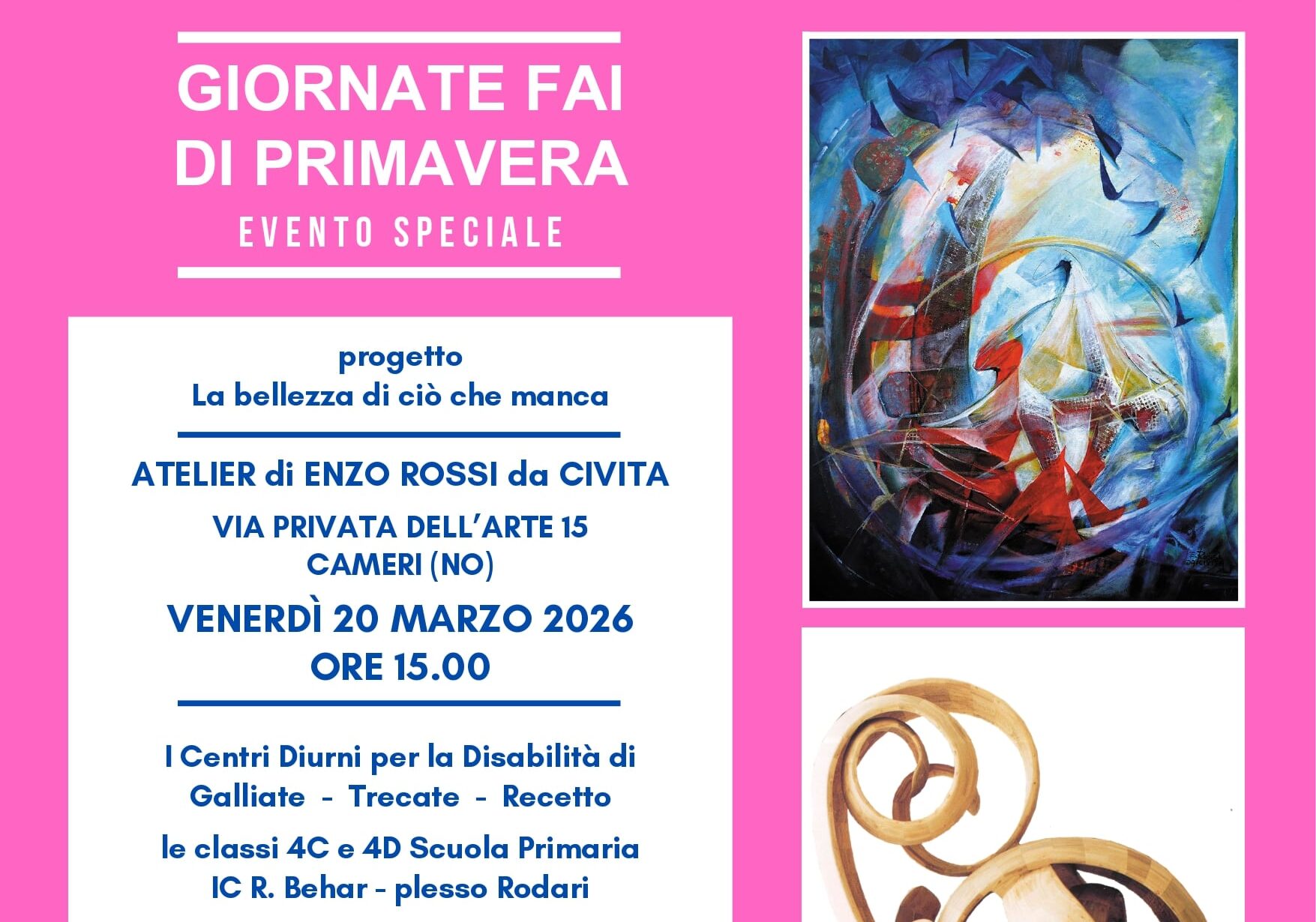 CISA Ovest Ticino: uno spettacolo speciale per le Giornate Fai di primavera