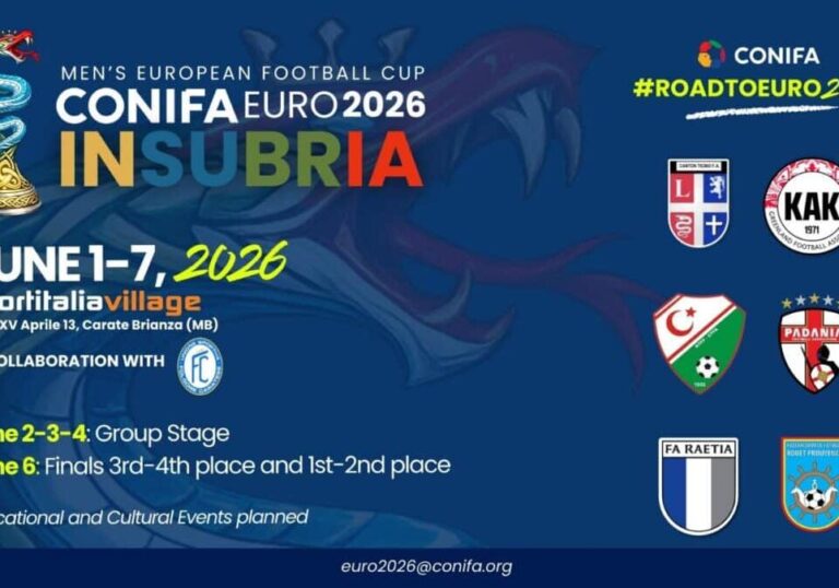 Il calcio identitario torna in campo: a giugno l’Europeo CONIFA fa tappa in Brianza