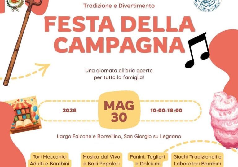 Festa di Campagna a San Giorgio su Legnano per riscoprire il valore della comunità