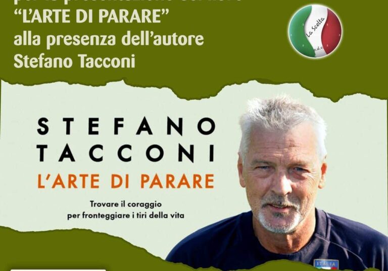 “L’arte di parare” Stefano Tacconi presenta il suo libro a Somma Lombardo