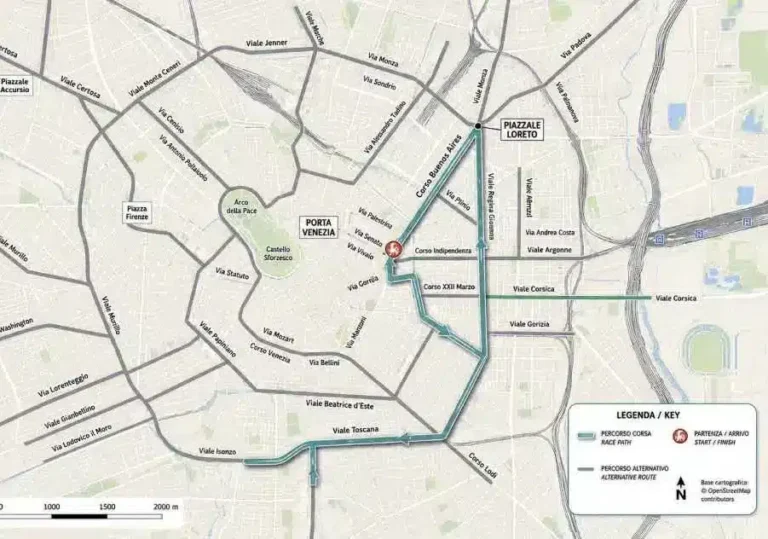 Giro: ritorno a Milano dopo 5 anni, circuito cittadino per 15/a tappa