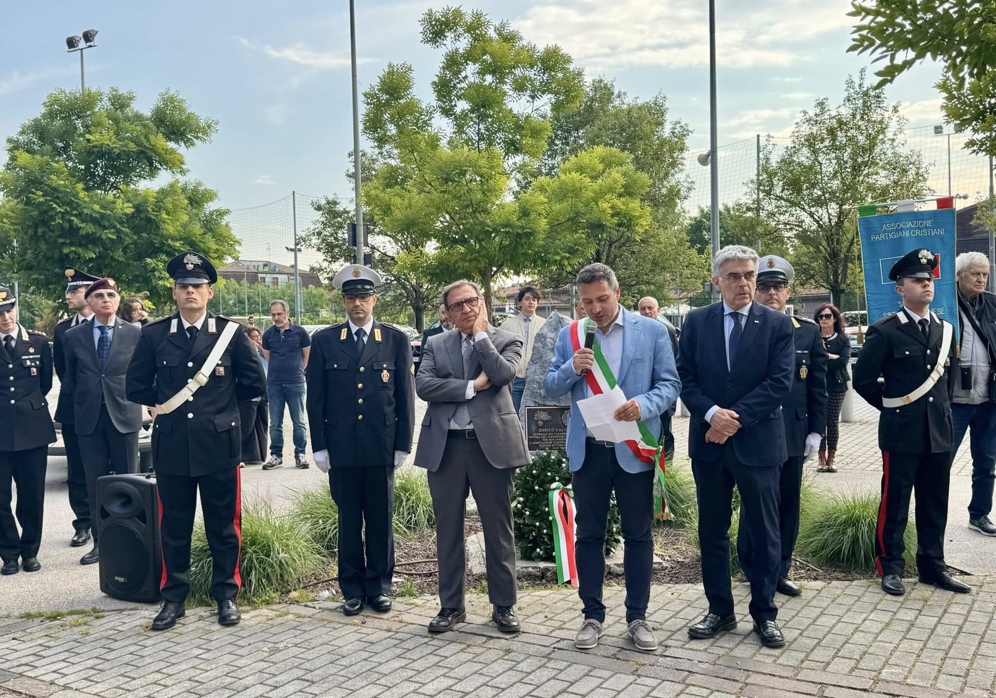 Settimo Milanese ha ricordato il Generale Galvaligi: cerimonia e concerto della Fanfara dei Carabinieri
