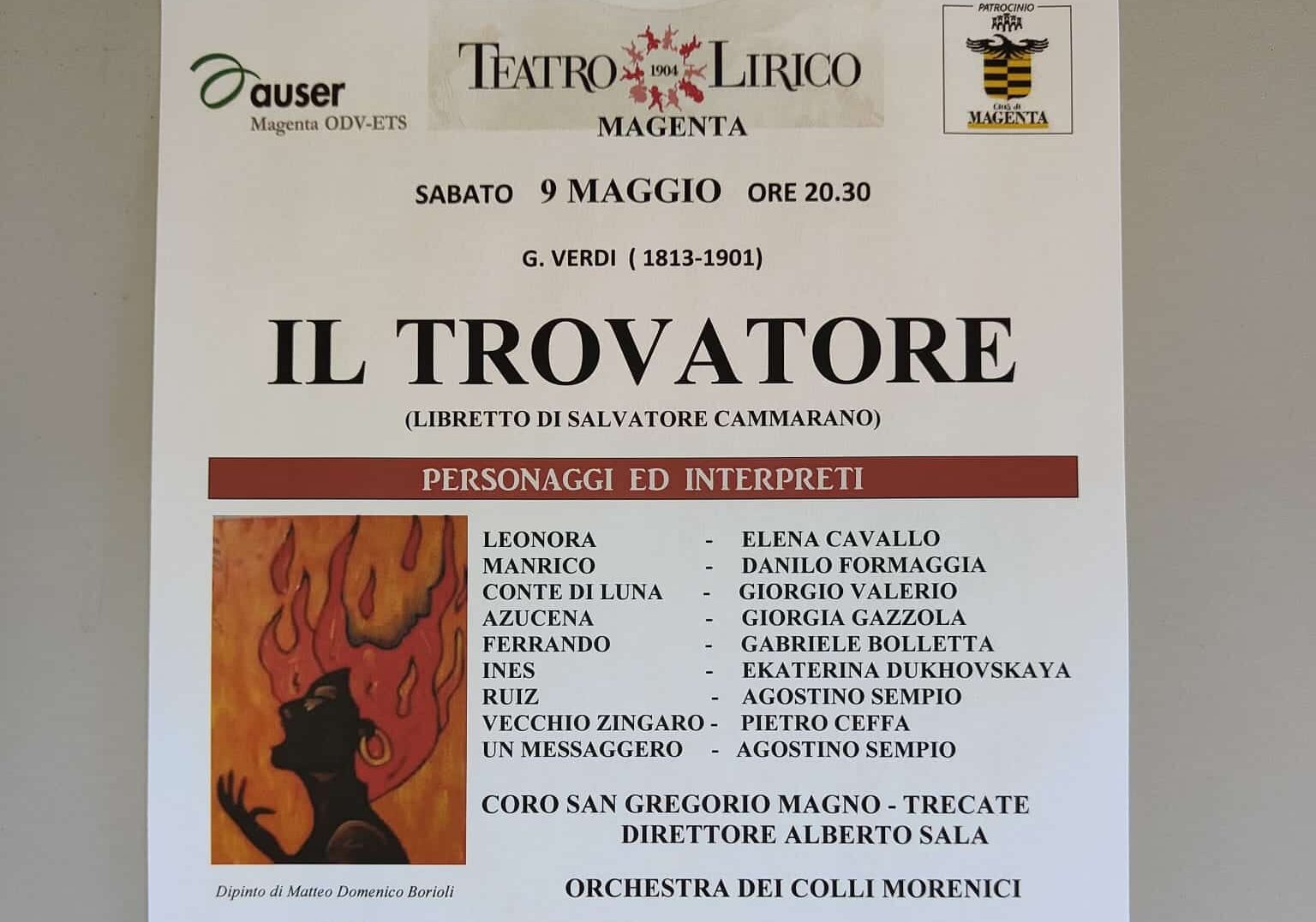 Magenta, ‘Il Trovatore’ di Verdi al Lirico per sostenere il ‘Filo d’Argento’ di Auser